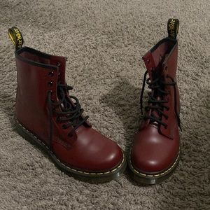 New Burgundy Dr. Martins